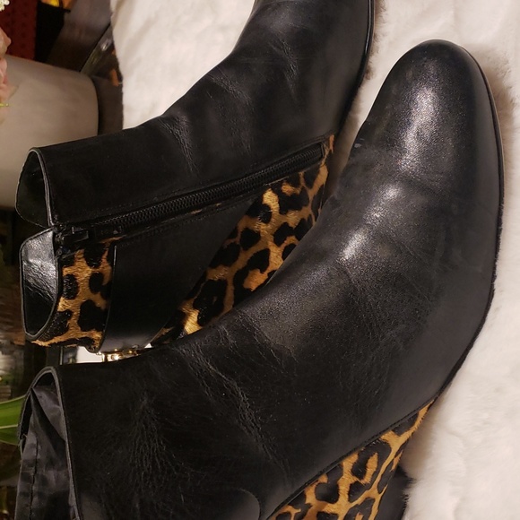MICHAEL KORS 10 ANKLE BOOTS LEATHER - Picture 2 of 10